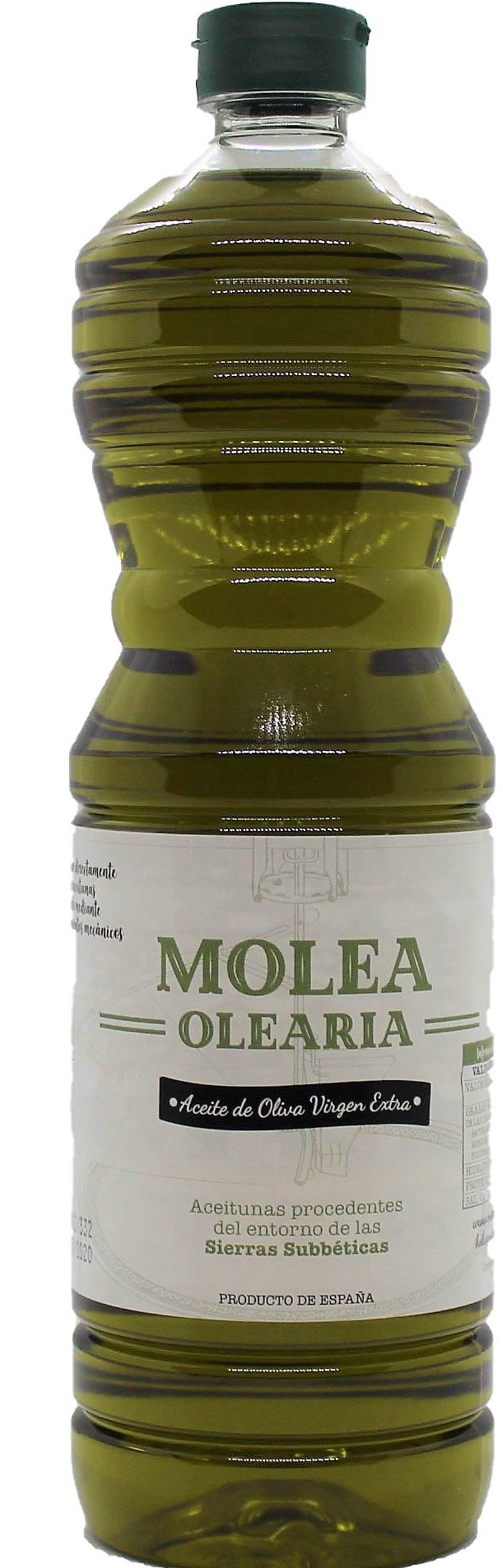 Aceite de Oliva Virgen Extra Botella de 1 Litro - Oleovid